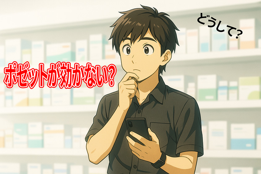ポゼット 効かない